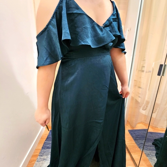 Lulus | Wrap Maxi Dress - Picture 2 of 9